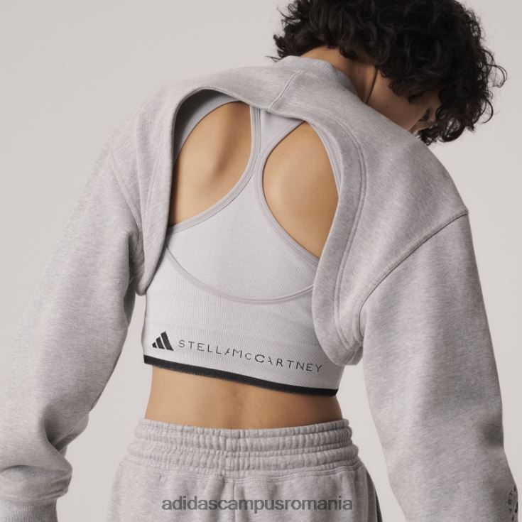 adidas campus romania hanorac decupat, gri mediu de stella mccartney truecasuals unisex gri mediu J266N216645