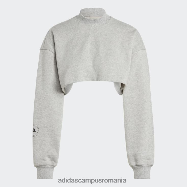 adidas campus romania hanorac decupat, gri mediu de stella mccartney truecasuals unisex gri mediu J266N216645