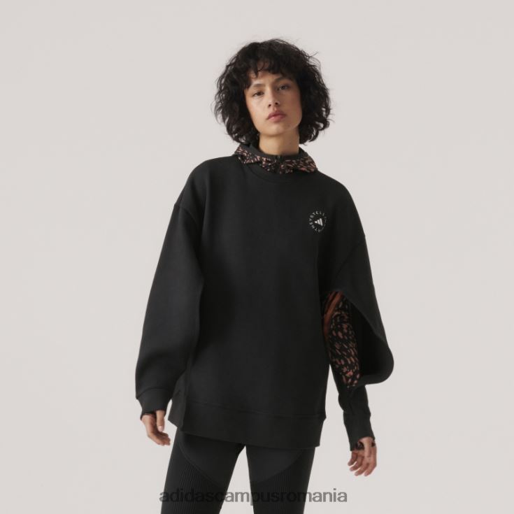 adidas campus romania hanorac negru fashion by stella mccartney unisex negru J266N216484