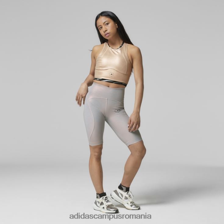 adidas campus romania hazy rose by stella mccartney dresuri strălucitoare pentru ciclism moda unisex trandafir neclar/onix J266N22318