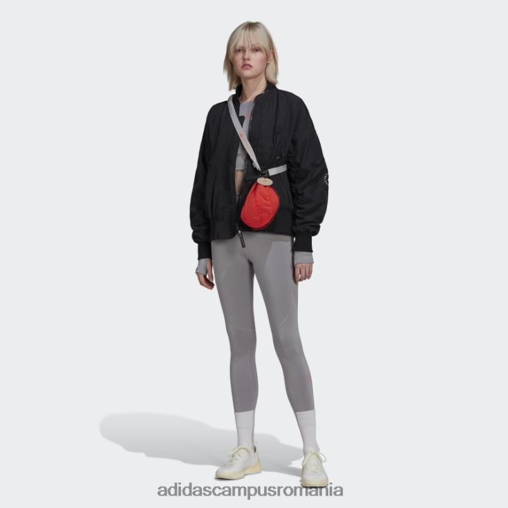 adidas campus romania jachetă bomber țesătă neagră de stella mccartney la modă unisex negru J266N210096