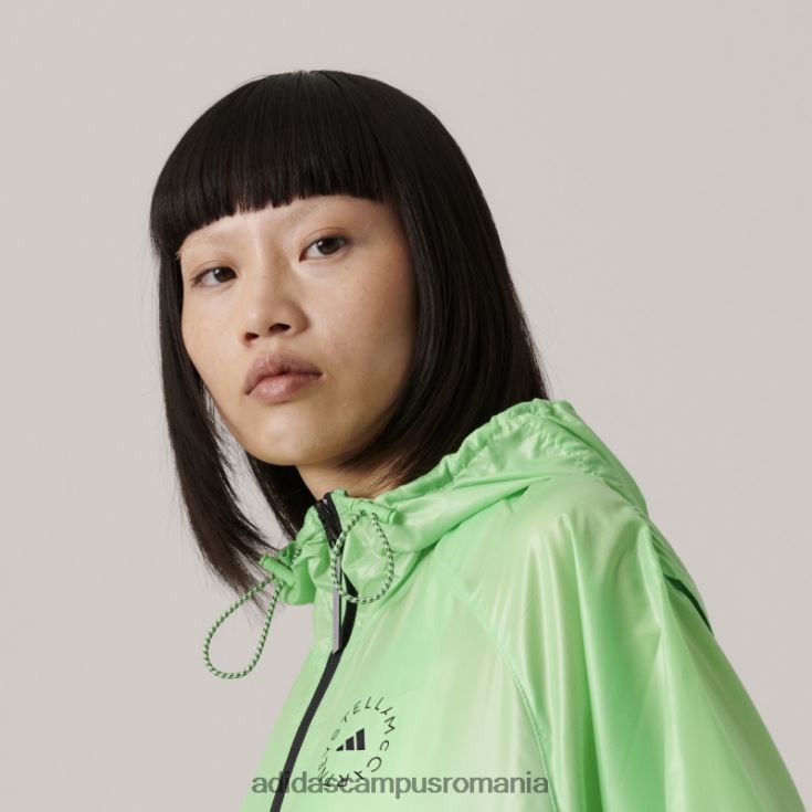 adidas campus romania jachetă de alergare truepace de stella mccartney verde flash unisex verde intermitent J266N210241
