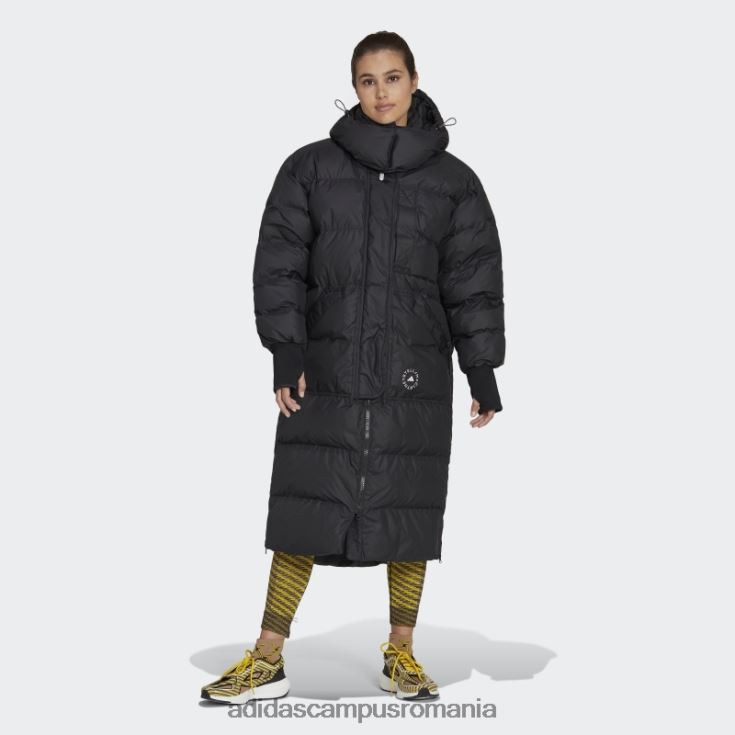 adidas campus romania jachetă de iarnă lungă, căptușită, de către stella mccartney unisex negru J266N29271