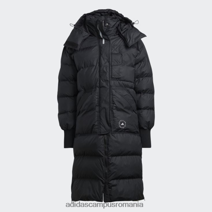 adidas campus romania jachetă de iarnă lungă, căptușită, de către stella mccartney unisex negru J266N29271