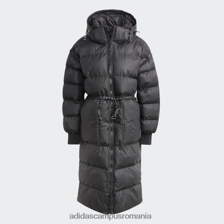 adidas campus romania jachetă de iarnă lungă căptușită neagră by stella mccartney unisex negru J266N29571