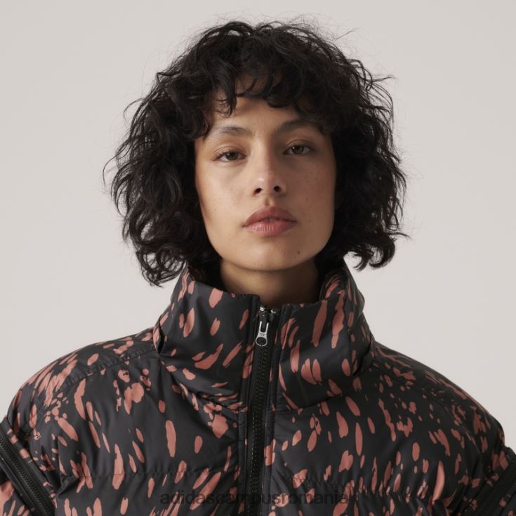 adidas campus romania jachetă de iarnă lungă căptușită neagră de stella mccartney fierbinte unisex negru/pământ J266N210219