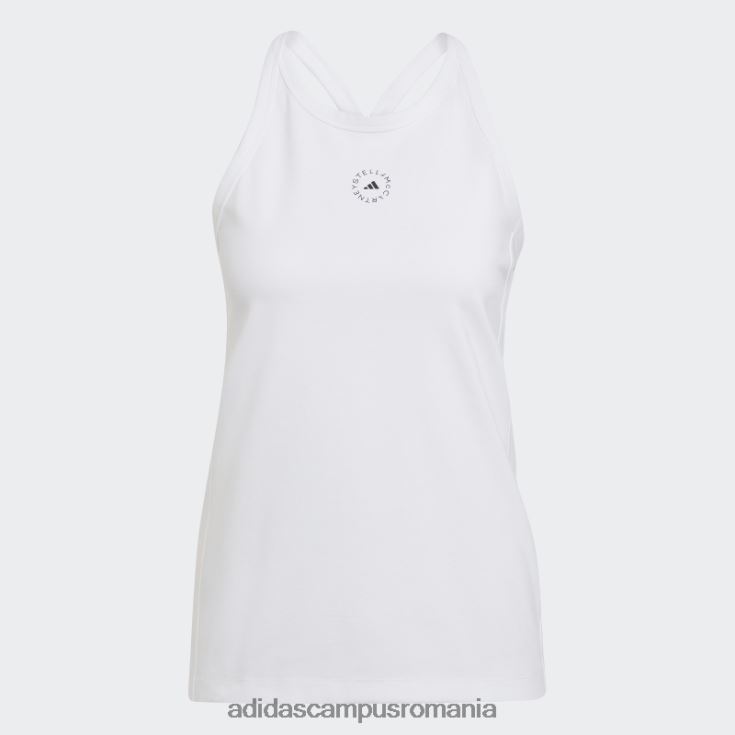 adidas campus romania maiou alb de stella mccartney fierbinte unisex alb J266N22654