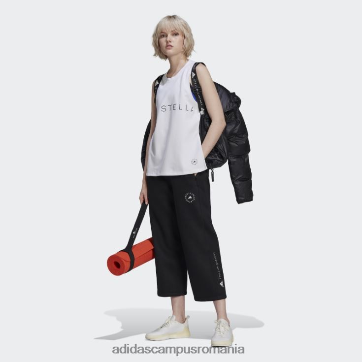 adidas campus romania maiou cu logo alb fashion by stella mccartney sportswear unisex alb J266N22314