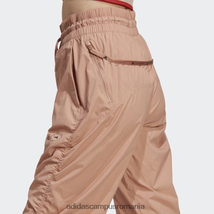 adidas campus romania modă de migdale moale de stella mccartney pantaloni de jogging țesuți truecasuals unisex migdal moale/negru J266N217253