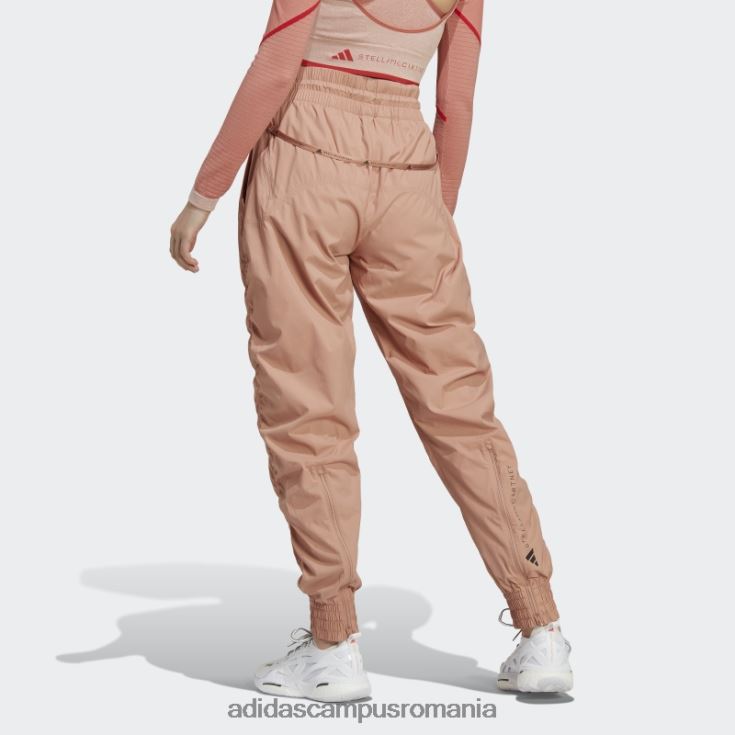 adidas campus romania modă de migdale moale de stella mccartney pantaloni de jogging țesuți truecasuals unisex migdal moale/negru J266N217253