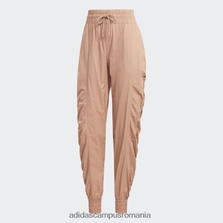 adidas campus romania modă de migdale moale de stella mccartney pantaloni de jogging țesuți truecasuals unisex migdal moale/negru J266N217253