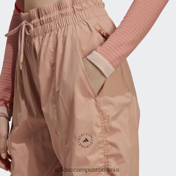 adidas campus romania modă de migdale moale de stella mccartney pantaloni de jogging țesuți truecasuals unisex migdal moale/negru J266N217253