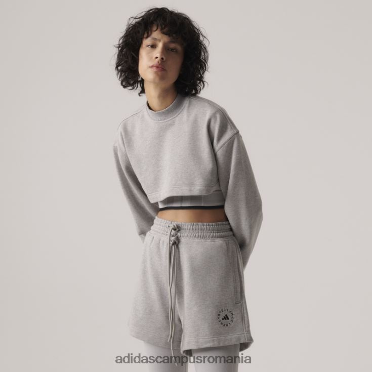 adidas campus romania modă gri mediu de Stella Mccartney Truecasuals Terry Short unisex gri mediu J266N216984