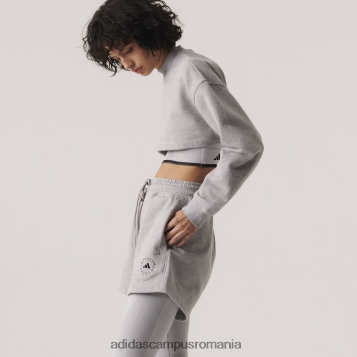adidas campus romania modă gri mediu de Stella Mccartney Truecasuals Terry Short unisex gri mediu J266N216984