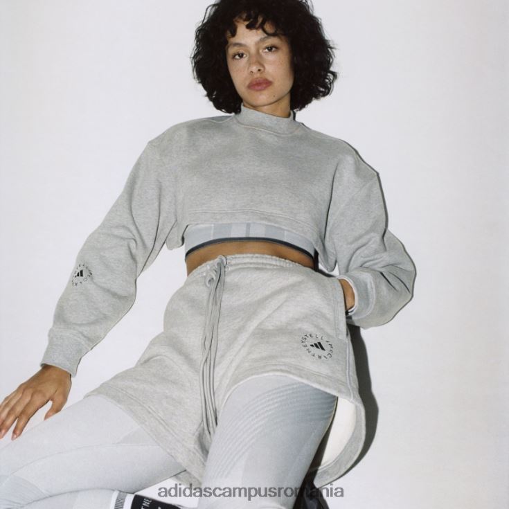 adidas campus romania modă gri mediu de Stella Mccartney Truecasuals Terry Short unisex gri mediu J266N216984