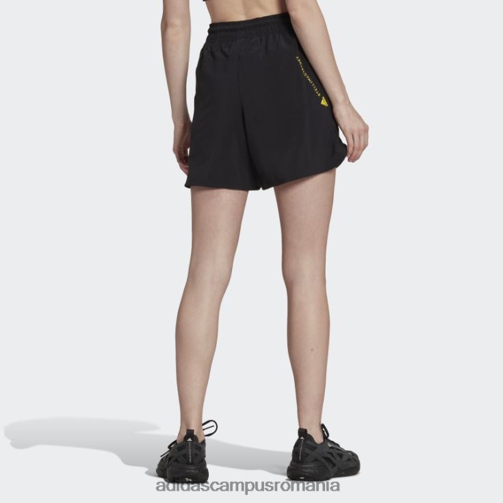 adidas campus romania negru de stella mccartney pantaloni scurți de antrenament truepurpose fashion unisex negru J266N22516