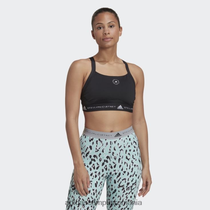 adidas campus romania negru de stella mccartney sutien cu suport mediu truepurpose unisex negru J266N22229