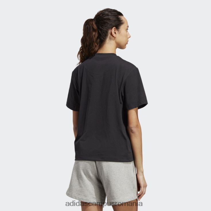 adidas campus romania negru de stella mccartney truecasuals tricou sport obișnuit fierbinte unisex negru J266N217284
