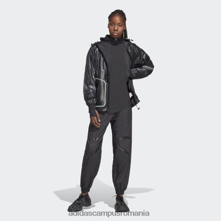 adidas campus romania negru de stella mccartney truepace alergând modă tricou largi unisex negru J266N216563
