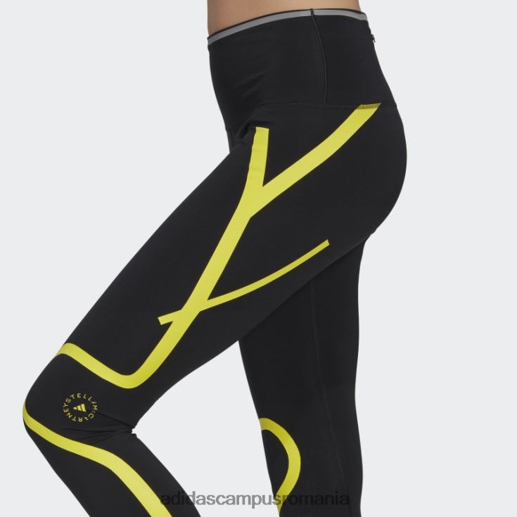 adidas campus romania negru de stella mccartney truepace leggings de alergare fashion unisex negru/galben șoc J266N210458