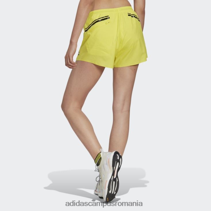 adidas campus romania șoc galben fashion by stella mccartney pantaloni scurți de alergare truepace unisex galben șoc J266N223600