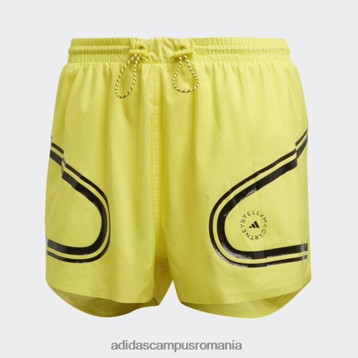 adidas campus romania șoc galben fashion by stella mccartney pantaloni scurți de alergare truepace unisex galben șoc J266N223600