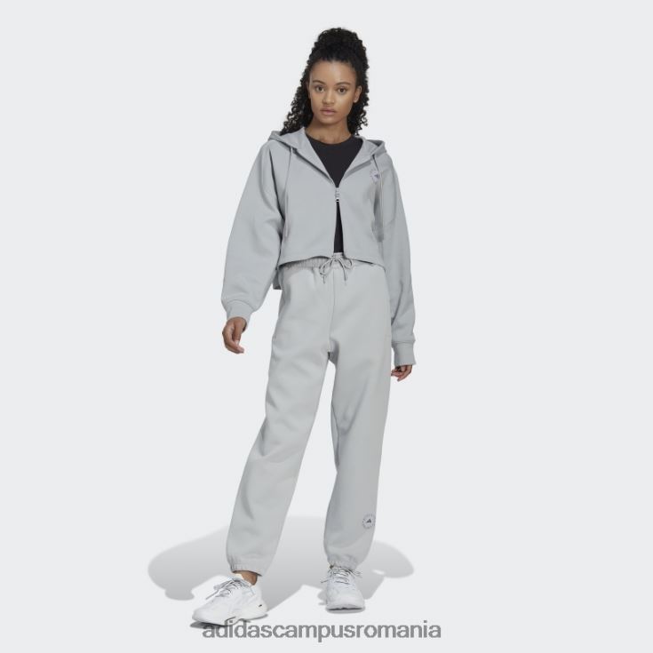 adidas campus romania onix by stella mccartney decupat hanorac modă unisex onix J266N223101