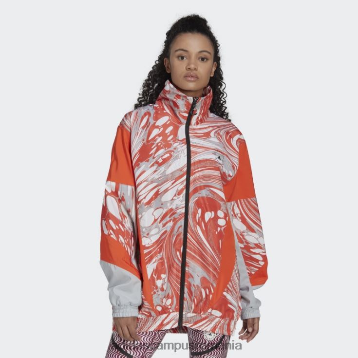 adidas campus romania onix by stella mccartney țesut cu imprimeu la modă unisex onix/portocaliu J266N222686