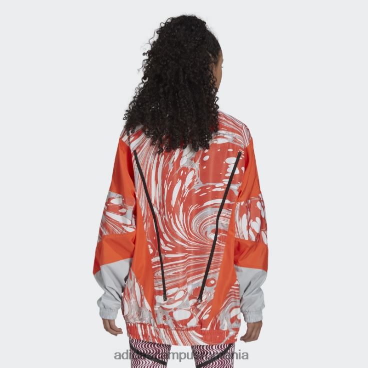 adidas campus romania onix by stella mccartney țesut cu imprimeu la modă unisex onix/portocaliu J266N222686