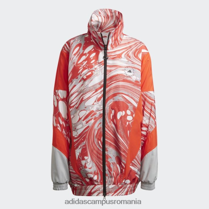adidas campus romania onix by stella mccartney țesut cu imprimeu la modă unisex onix/portocaliu J266N222686