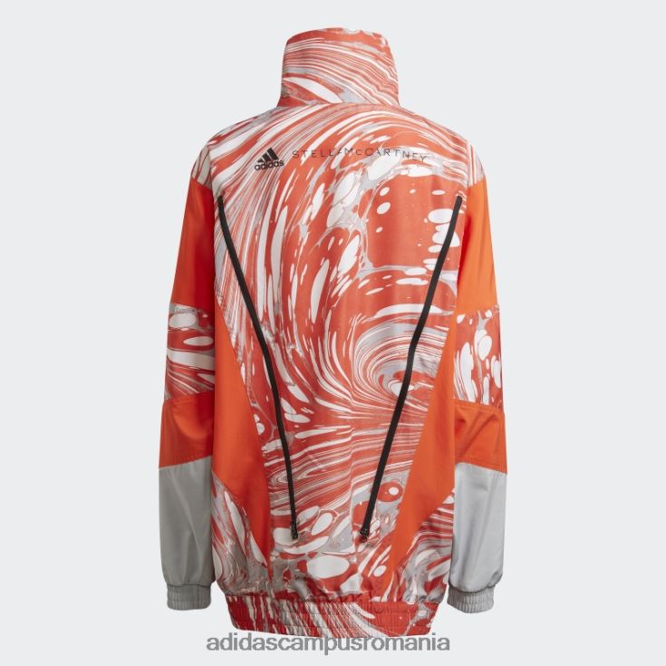 adidas campus romania onix by stella mccartney țesut cu imprimeu la modă unisex onix/portocaliu J266N222686