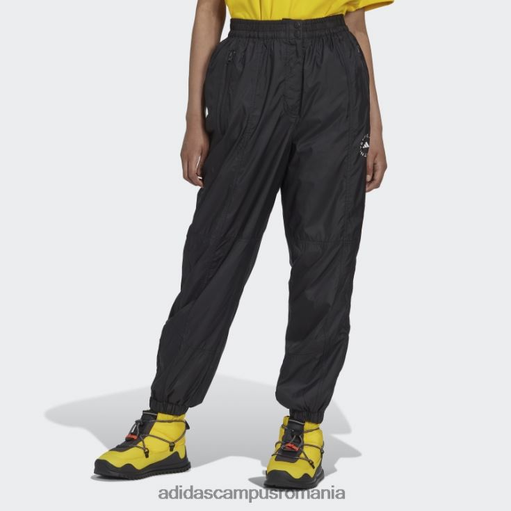 adidas campus romania pantaloni de iarnă țesuți, căptușiți de stella mccartney, moda neagră unisex negru J266N223981