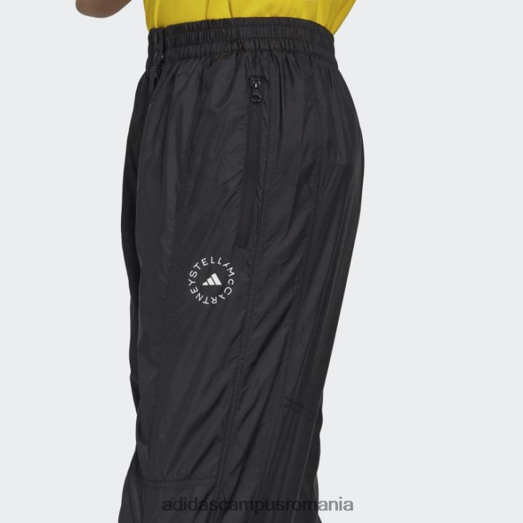adidas campus romania pantaloni de iarnă țesuți, căptușiți de stella mccartney, moda neagră unisex negru J266N223981