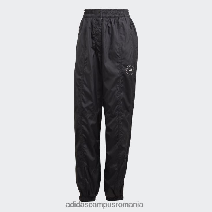 adidas campus romania pantaloni de iarnă țesuți, căptușiți de stella mccartney, moda neagră unisex negru J266N223981