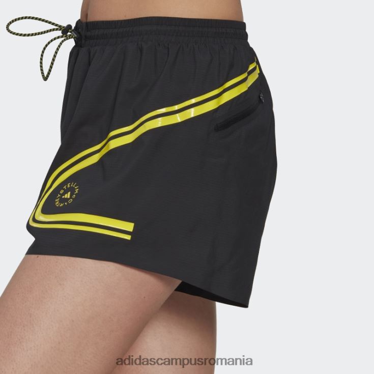 adidas campus romania pantaloni scurți de alergare negri de stella mccartney truepace fierbinți unisex negru/galben șoc J266N223634