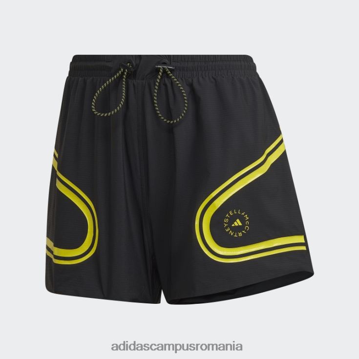 adidas campus romania pantaloni scurți de alergare negri de stella mccartney truepace fierbinți unisex negru/galben șoc J266N223634