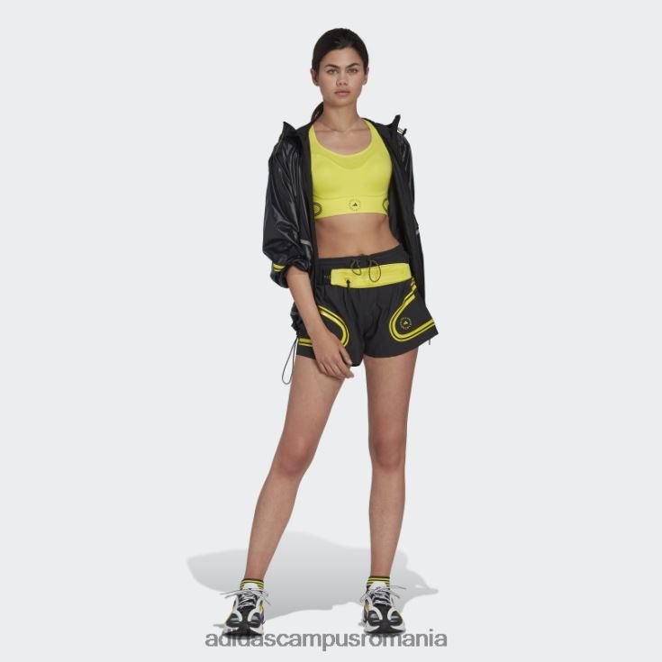 adidas campus romania pantaloni scurți de alergare negri de stella mccartney truepace fierbinți unisex negru/galben șoc J266N223634