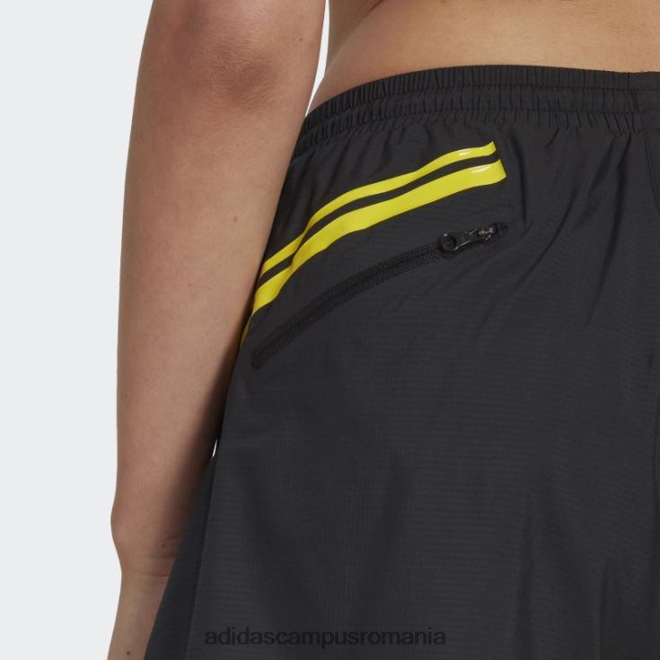 adidas campus romania pantaloni scurți de alergare negri de stella mccartney truepace fierbinți unisex negru/galben șoc J266N223634