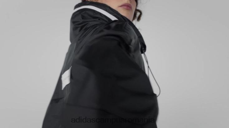 adidas campus romania parka lungă neagră de stella mccartney unisex negru J266N224067