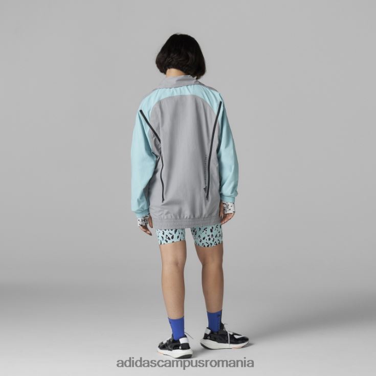 adidas campus romania splash by stella mccartney top cu imprimeu animal la modă unisex splash/verde/alb J266N22600