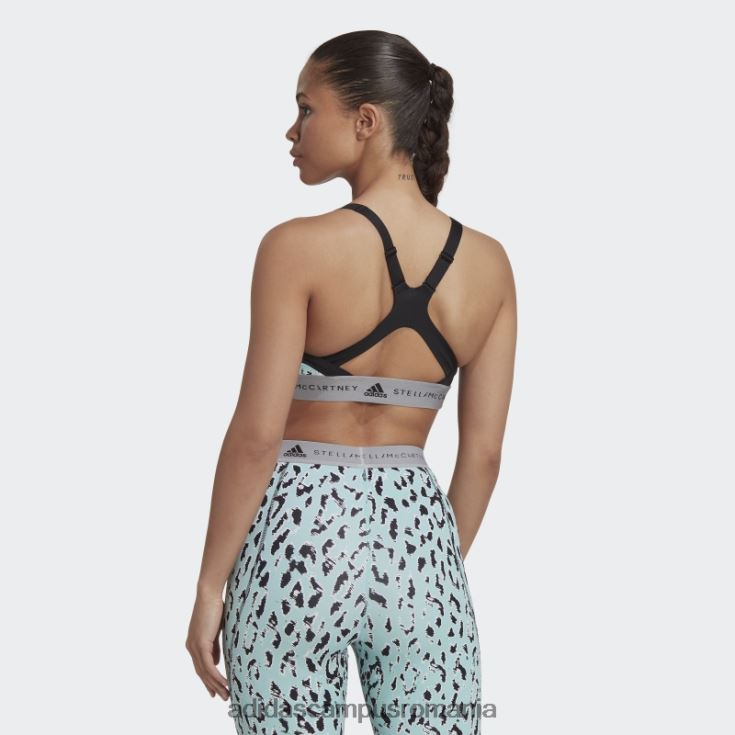 adidas campus romania splash by stella mccartney truepurpose suport mediu imprimat sutien fashion unisex stropi/negru J266N22541