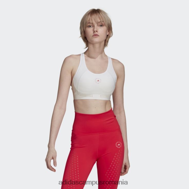 adidas campus romania sutien de susținere mediu truepurpose alb adidas unisex alb/roz J266N22619