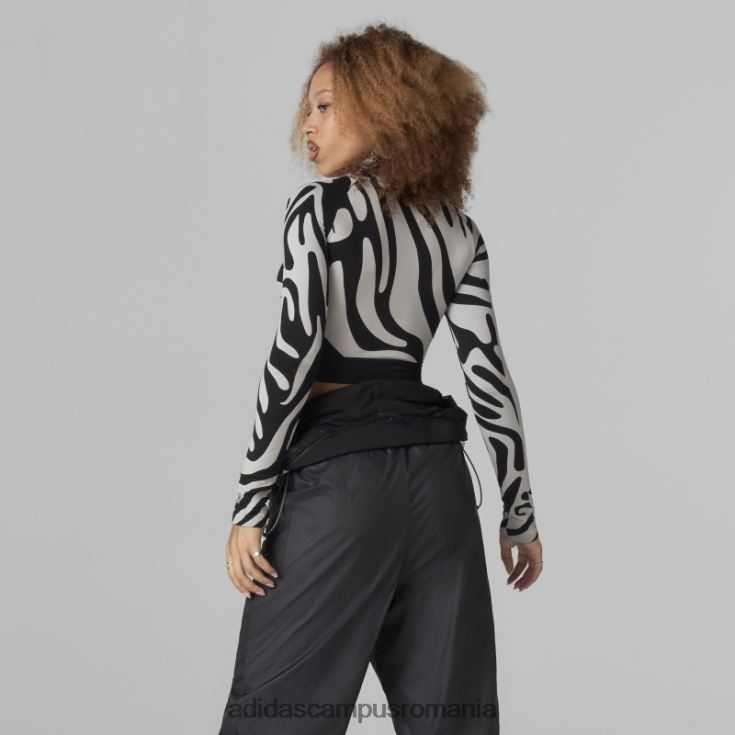 adidas campus romania top crop wolford fără sudură fashion gri by stella mccartney unisex gri/negru J266N22524