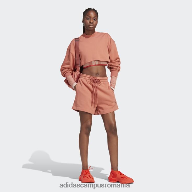adidas campus romania top cu mânecă lungă earth by stella mccartney truestrength unisex pământ/migdale/cayenne ars J266N217085