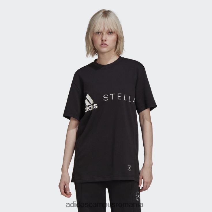 adidas campus romania tricou cu logo negru fashion by stella mccartney unisex negru J266N216592