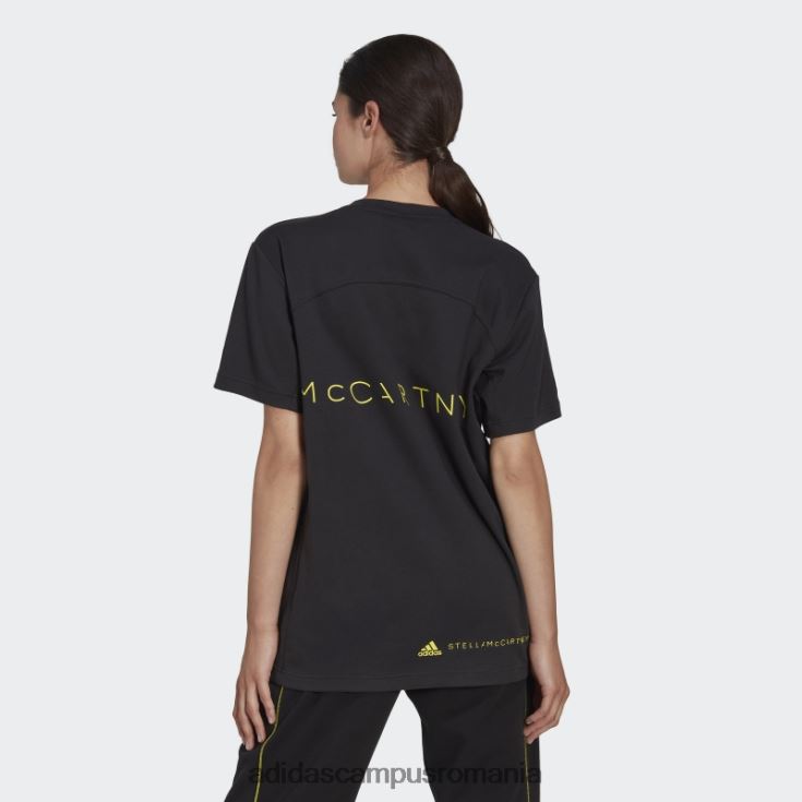 adidas campus romania tricou cu logo negru hot by stella mccartney unisex negru/galben șoc J266N222975
