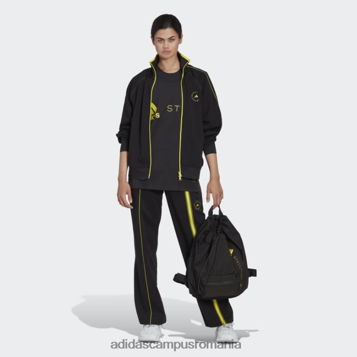 adidas campus romania tricou cu logo negru hot by stella mccartney unisex negru/galben șoc J266N222975