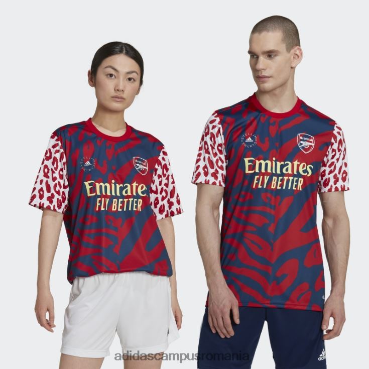 adidas campus romania tricou de pre-meci scarlet hot arsenal fc x by stella mccartney unisex stacojiu J266N21418