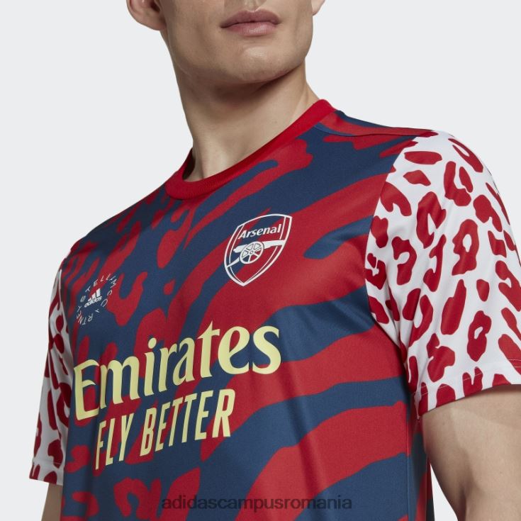 adidas campus romania tricou de pre-meci scarlet hot arsenal fc x by stella mccartney unisex stacojiu J266N21418
