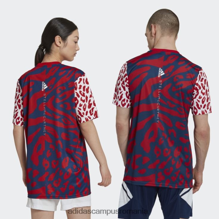 adidas campus romania tricou de pre-meci scarlet hot arsenal fc x by stella mccartney unisex stacojiu J266N21418